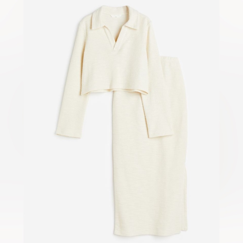 H&M MAMA 2 piece Top and Skirt Set